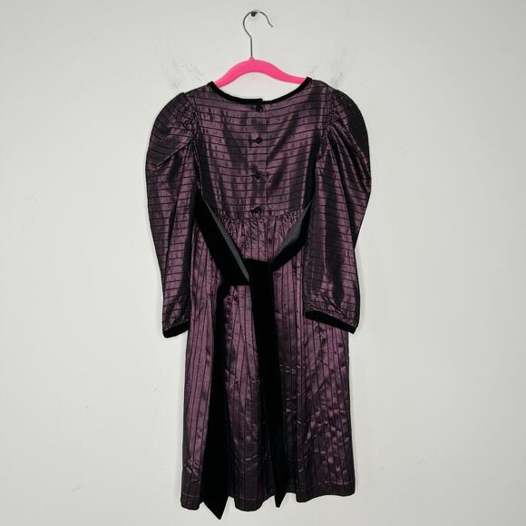 JO LENE Vintage Gothic Dress Girls Sz 6 Halloween Haunted Goth Wednesday Costume - Picture 6 of 9